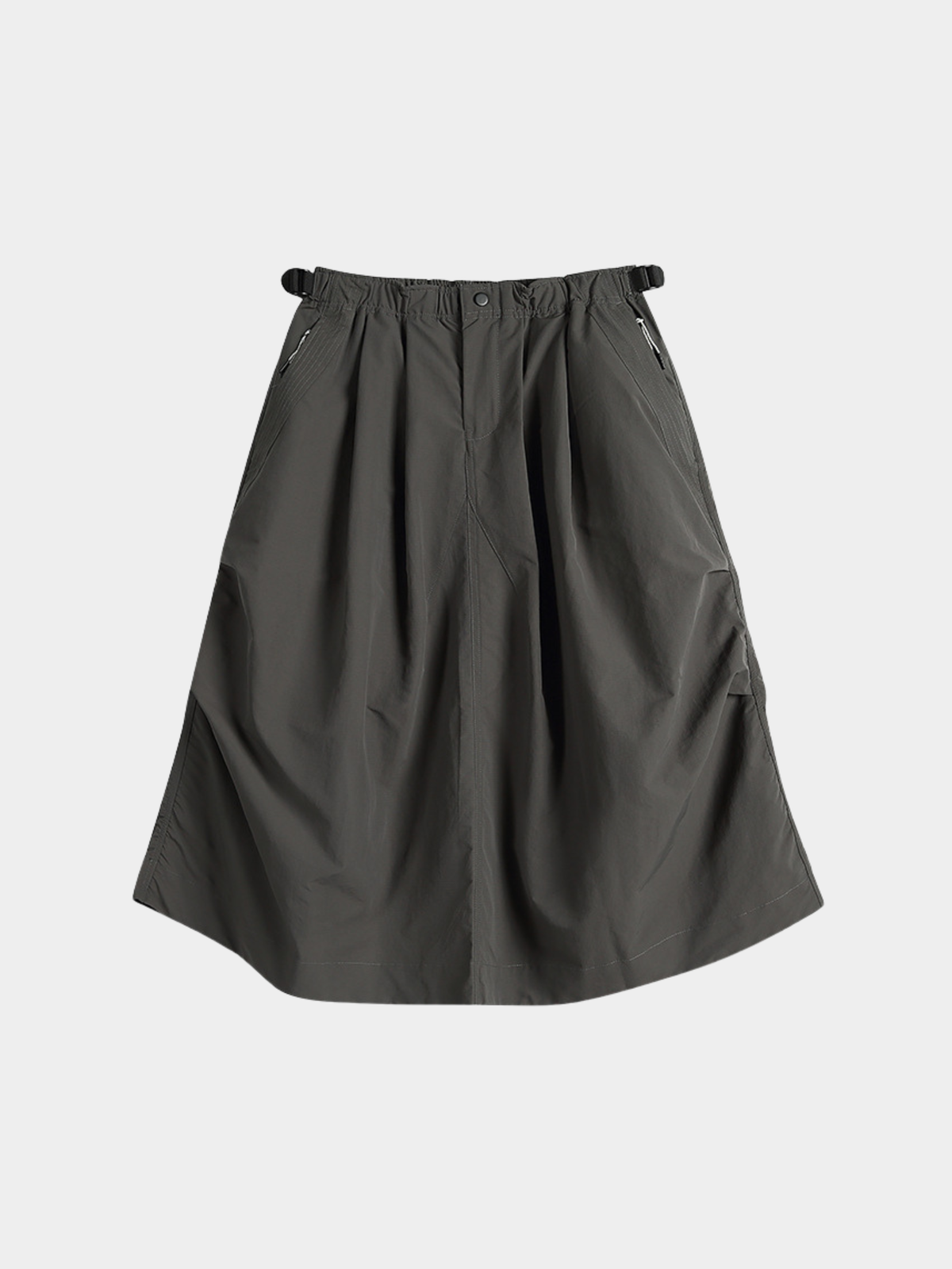 Clifftide - Women's Water-Repellent Quick-Dry Crinkle Midi Skirt