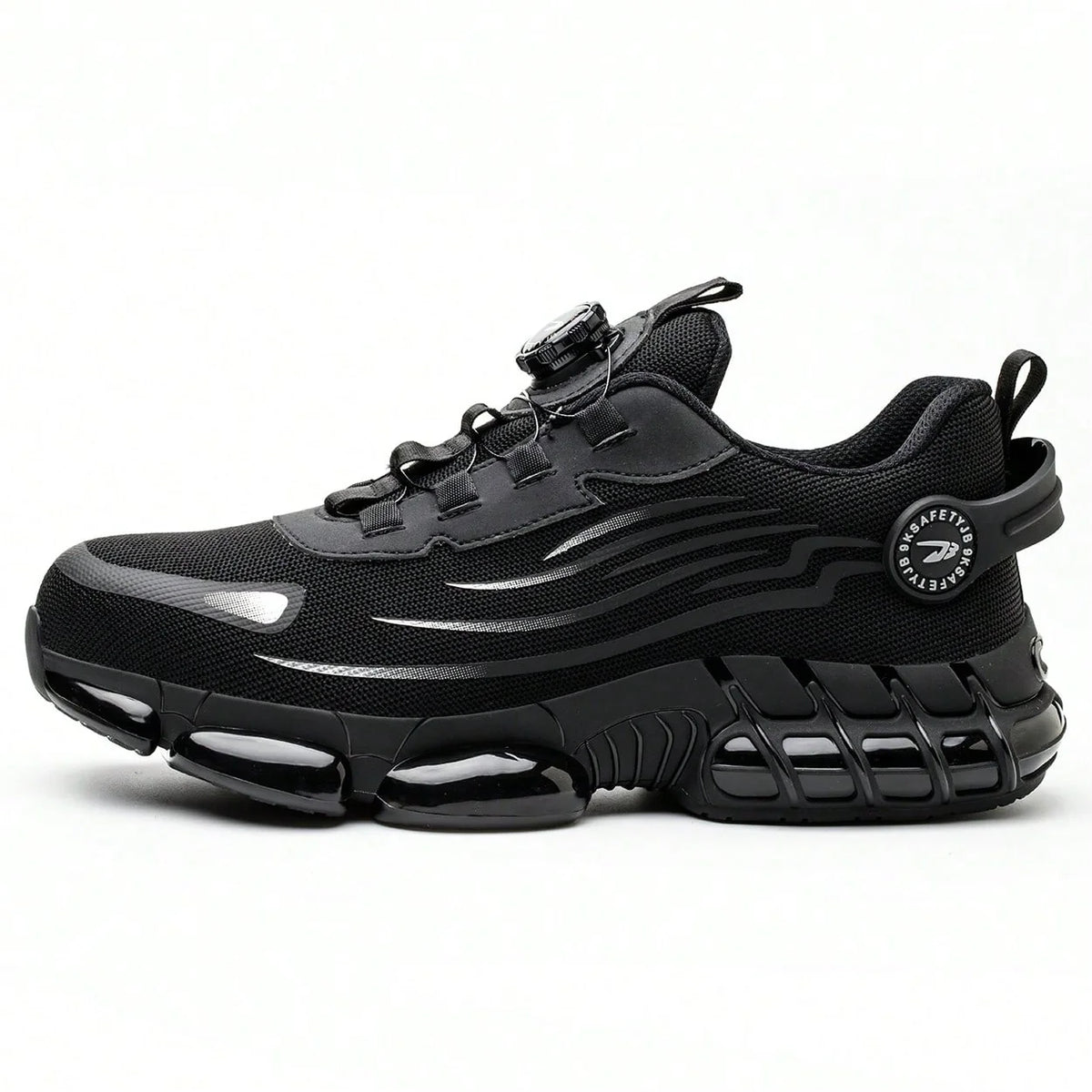 Men's Safety Shoes, Lightweight Breathable Anti-Smash Work Shoes