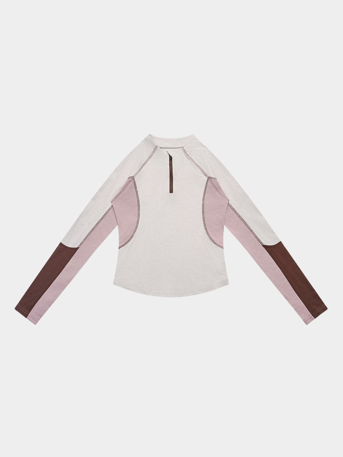 CoolDry - Women's Quick-Dry Half-Zip Cropped Sports Top