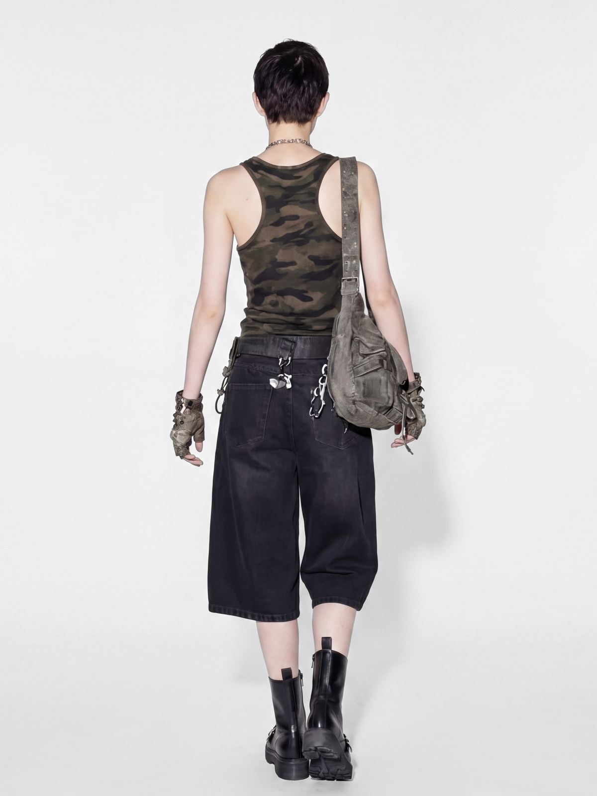 FoxTank - Women's Studded Camo Tank Top