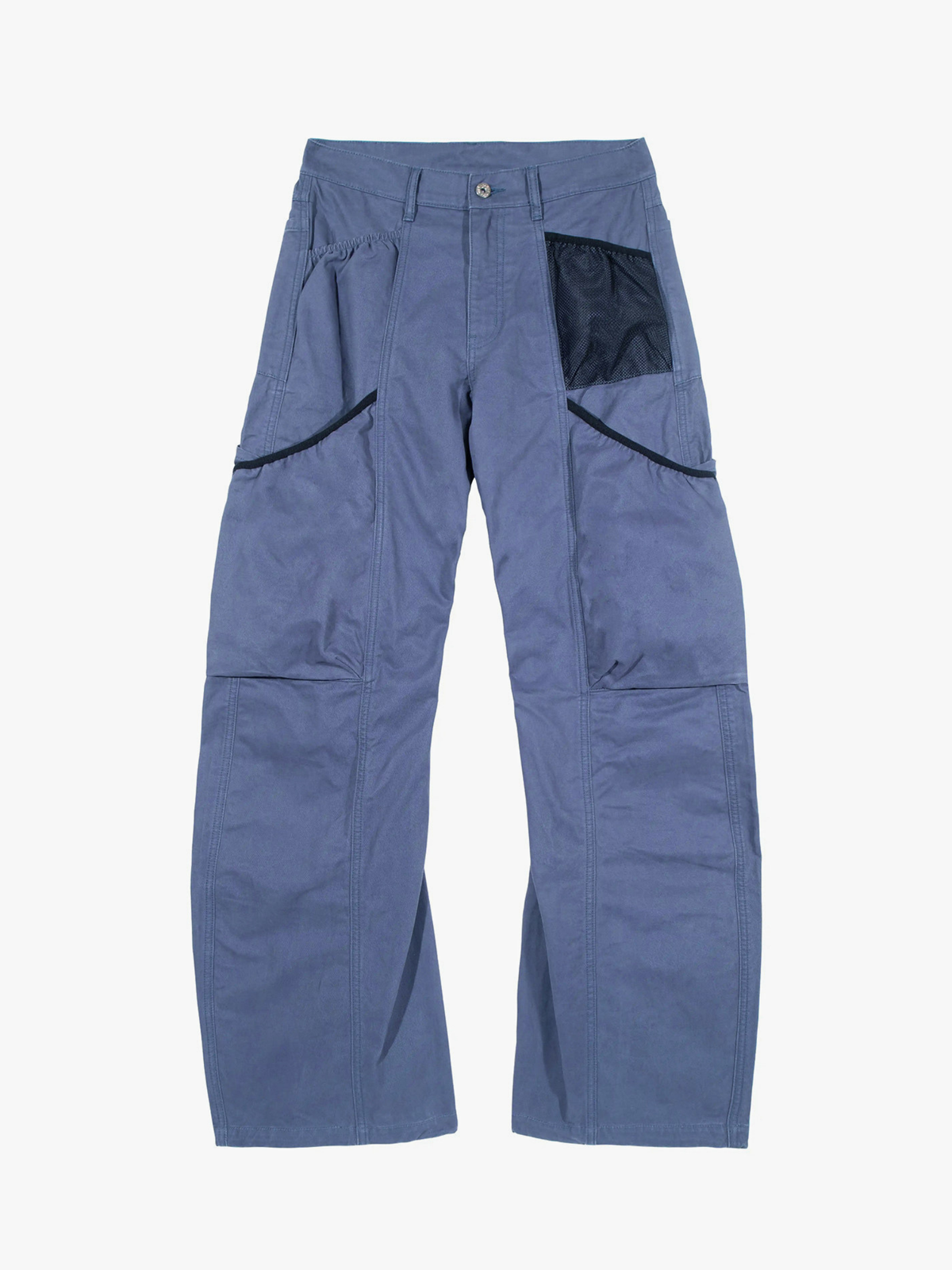 SleekLine - Men's Cross-Strap Multi-Pocket Curved Cargo Pants