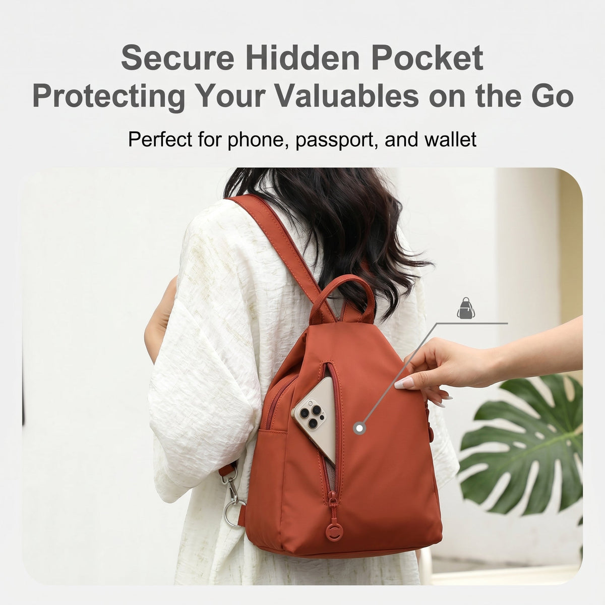 Multi-Way Convertible Backpack Sling Bag - Water-Resistant & iPad Friendly