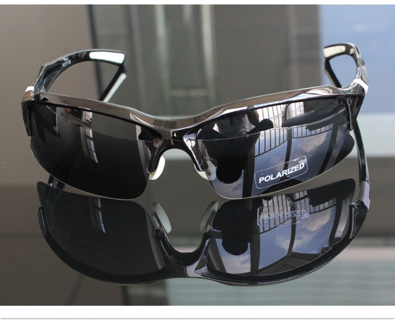 Velo-Pro "Wasp" | Aerodynamic Wrap-Around Polarized Sport Sunglasses